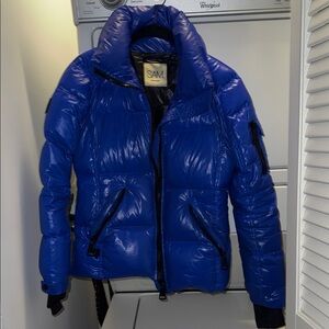 SAM Vibrant Blue Quilted Puffer Jacket